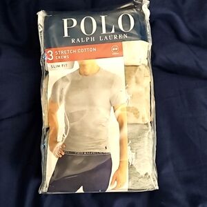 Polo Ralph Lauren 3 Pack T-Shirts.NEW IN ORIGINAL PACKAGING!!!